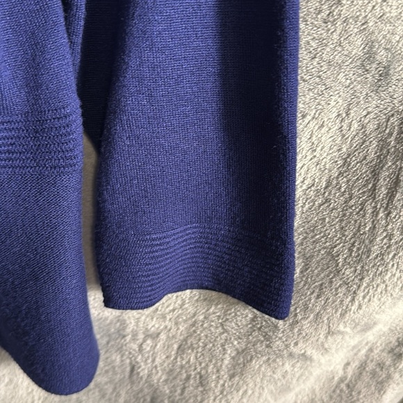 Ellie cardigan women’s‎ blue nwt  peplum cut open cardigan lightweight - Picture 5 of 10